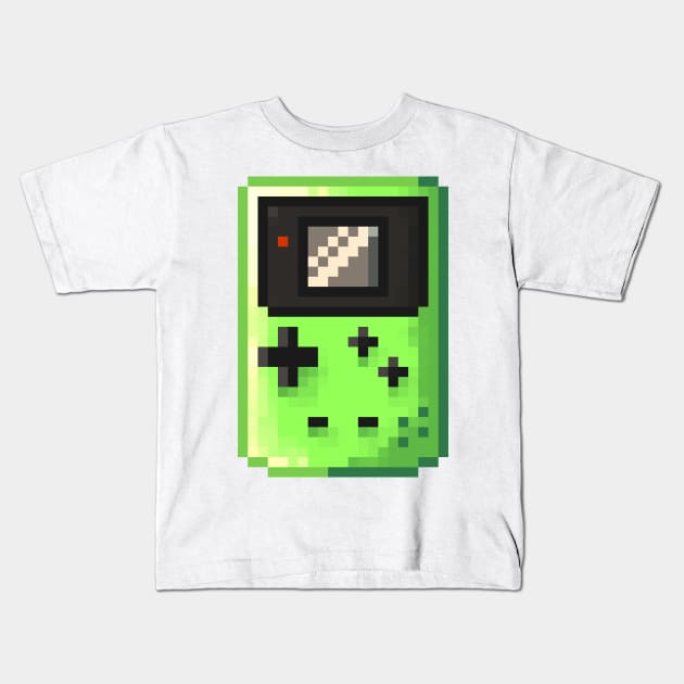 Pixel gameboy color Kids T-Shirt by kasumiblu